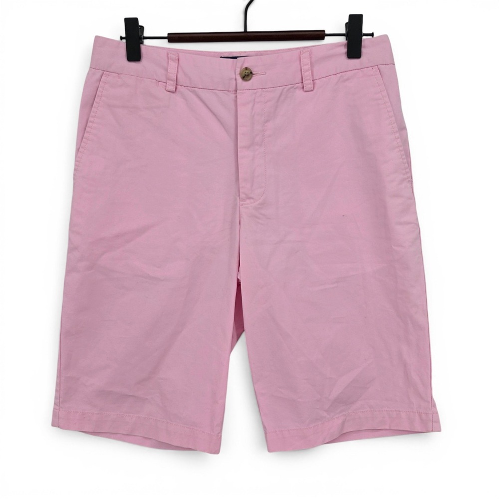 Polo Ralph Lauren Boys Size 16 Pink Chino‎ Shorts Cotton Flat Front Preppy